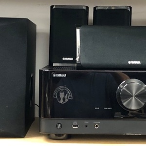 Yamaha RX-V4A 5.2-channel AV Receiver with 8K HDMI and MusicCast w/Sub & Speaker