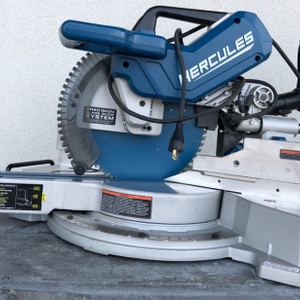 Hercules 12 in. Double Bevel Sliding Compound Miter Saw HE74