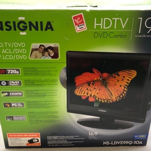 Insignia NS-LDVD19Q-10A 19" 720p HD LCD Television/DVD Combo 