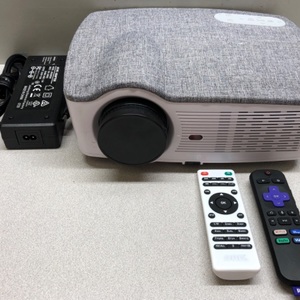 onn 150" Class HD (720p) LED Projector 100010682 w/Remote & Roku Stick w/Remote