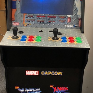Arcade 1up X-Men vs Street Fighter w/Riser & Power Cord 