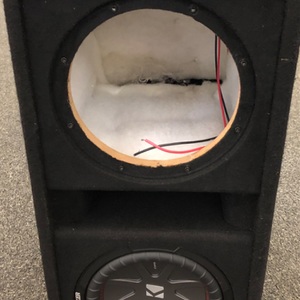 KICKER  CompR 10" Dual-Voice-Coil 2-Ohm Subwoofer Black