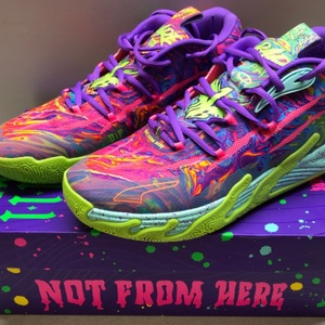 Puma LaMelo Ball MB.03 Be You Purple Basketball Shoes 379899-01 Men's Sz 10