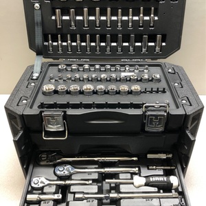 HART 215-Piece Mechanics Tool Set, Multiple Drive, Metal Finish HHMTS404