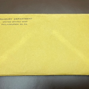 Sealed 1959 Silver Proof Set US Mint OGP Envelope 90% Silver 5 Coins