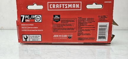 CRAFTSMAN SAE Wrench Set, 7-Piece, Includes Tool Pouch CMMT21085