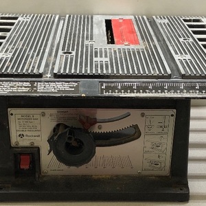 Rockwell 8" Table Saw NO BLADE GUARD