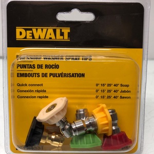 Dewalt Pressure Washer Spray Tips 5 Pack DXPA45ST