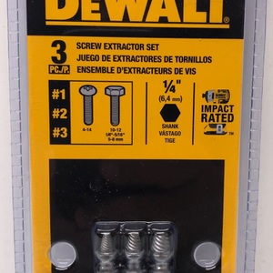 Dewalt MAXFIT ULTRA Carbon Steel Extractor Set (3-Piece) DWAFEXTRACT3