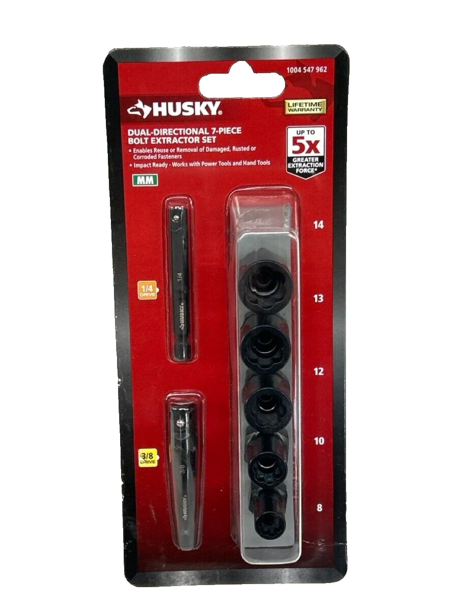 Husky Metric Dual Direction Extraction Socket Set 7-Piece 1004 547 962