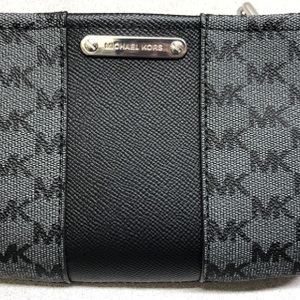 Michael Kors 556137 Monogram Belt size S/M Black/Gray