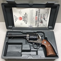Ruger Vaquero 45 Blued 5.5" 6rd .45 Long Colt Revolver With Case & Manual