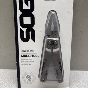 *New* SOG PowerPint Multi-Tool Stainless Steel Stonewash Finish 18 Tools