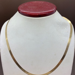 14kt Yellow Gold Herringbone Chain 19" 5.2dwt