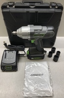 Genesis 20v Cordless Impact Wrench Kit with Charger, Battery,  Sockets & Case