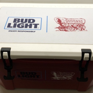 Grizzly 40 Cooler Budlight/Sooners Edition 40 QT. 