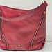 Michael Kors Brooklyn Large Pebbled Leather Shoulder Bag, Red 30f1gbnh3l602