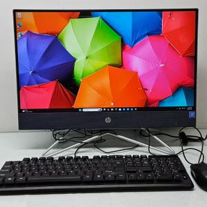 HP All-in-One PC Computer 22-df0013w 22" diagonal FHD IPS with Keyboard & Mouse