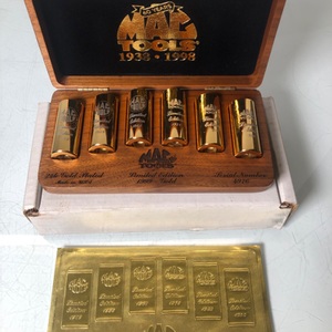 1999 MAC TOOL LTDED 24k GOLD PLATED 6 PC SOCKET SET 1938-1998 60TH ANNIVER #2426