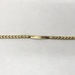  10kt Yellow Gold ID Bracelet Curb 4.40DWT 7" 