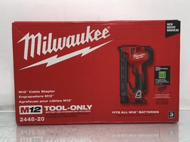 Milwaukee 2448-20 M12 Cable Stapler New Tool Only