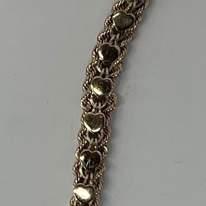 14k Gold Rope Bracelet 13.93dw 8"