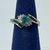Ladies Yellow Gold 10kt Green Birthstone and Diamond Ring 1.31 dwt Size: 6