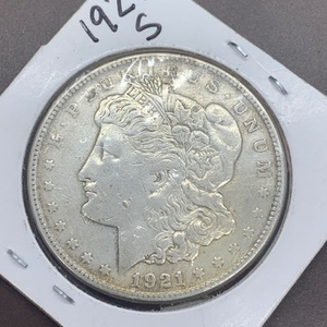 1921 S 90% Silver Morgan One Dollar Coin