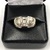  14kt White Gold Diamond Fashion Ring 3.60DWT Size-11 1-20pts. 2-.03pts 0.26ctw 