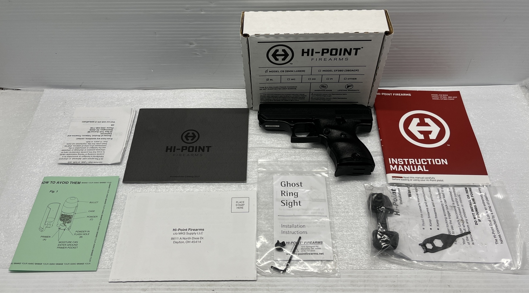Hi Point Compact Hi-Point C-9 Single Action 9mm Luger Compact Pistol | Capitol City Pawn ...