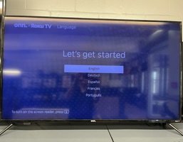 Onn 50" 4K Uhd Led Television with Remote Control 100007147