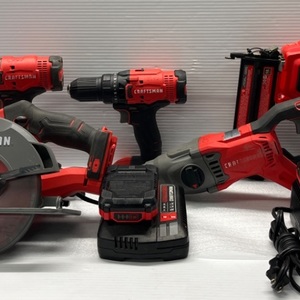 CRAFTSMAN V20 20-volt Max 6-Tool Power Tool Combo Kit with Soft Case (3-Batteries & 2 Charger Includ
