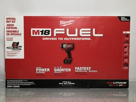 Milwaukee 2967-22GG M18 FUEL 1/2" HTIW w/ Friction Ring & Grease Gun Combo Kit