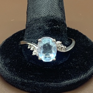  14kt White Gold Fashion Ring 1.90 dwt Size 10