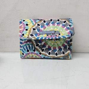 Vera Bradley Sunny Medallion RFID Euro Wallet Quilted Cotton