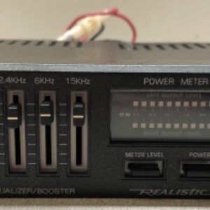 Vintage Realistic Car Stereo 7 Band Equalizer Booster 60 Watt EQ 12-1959 