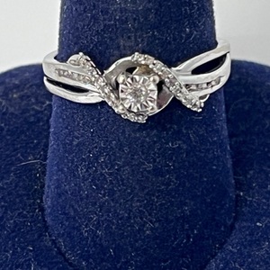  10kt White Gold Diamond Ring 1.67DWT Size 9