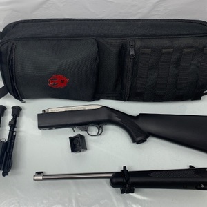 Ruger 10/22 Takedown .22LR Semi-Automatic Rifle w/Tripod & Case