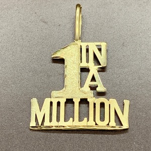  10kt Gold Pendant Fashion 0.70DWT 1 in a Million Pendant