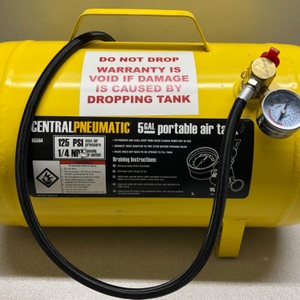 Central Pneumatic 5 Gallon Portable Air Tank 65594