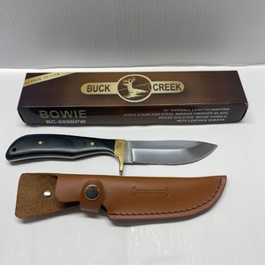 Buck Creek 10" Bowie Knife and Sheath BC-009BPW 