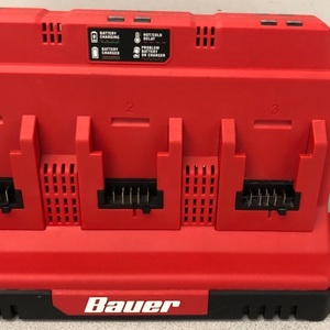 Bauer 20V 6-Port Sequential Charger with Dual USB Ports 2105C-8