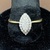 Lady's 10kt Yellow Gold  Cluster Ring With 31 Diamonds 1.00DWT Size 7