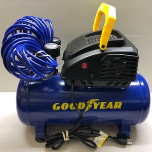 Goodyear 3-Gallon Portable Electric 135 PSI Hot dog Air Compressor TAW-0512