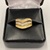  14kt Two Tone Gold Ring Fashion 1.60DWT Size-8