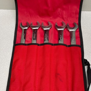 Snap On 5 pc 12-Point Metric Combination Wrench Set (20–24 mm) OEXM705