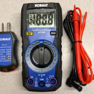 Kobalt Digital Display Specialty meter 10 Amp 50-1000V -Volt