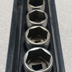 Snap-on Tools 11pc 3/8" Flank Drive Metric 6pt 9-19mm Shallow Socket Set