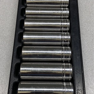 Snap On 13 pc Deep Socket Set 1/2" Drive Metric 6 point TSM12-TSM24