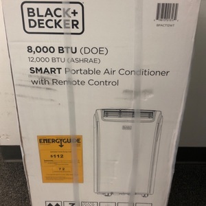 Black + Decker Smart Portable Air Conditioner, 12,000 BTU Smart Portable AC 